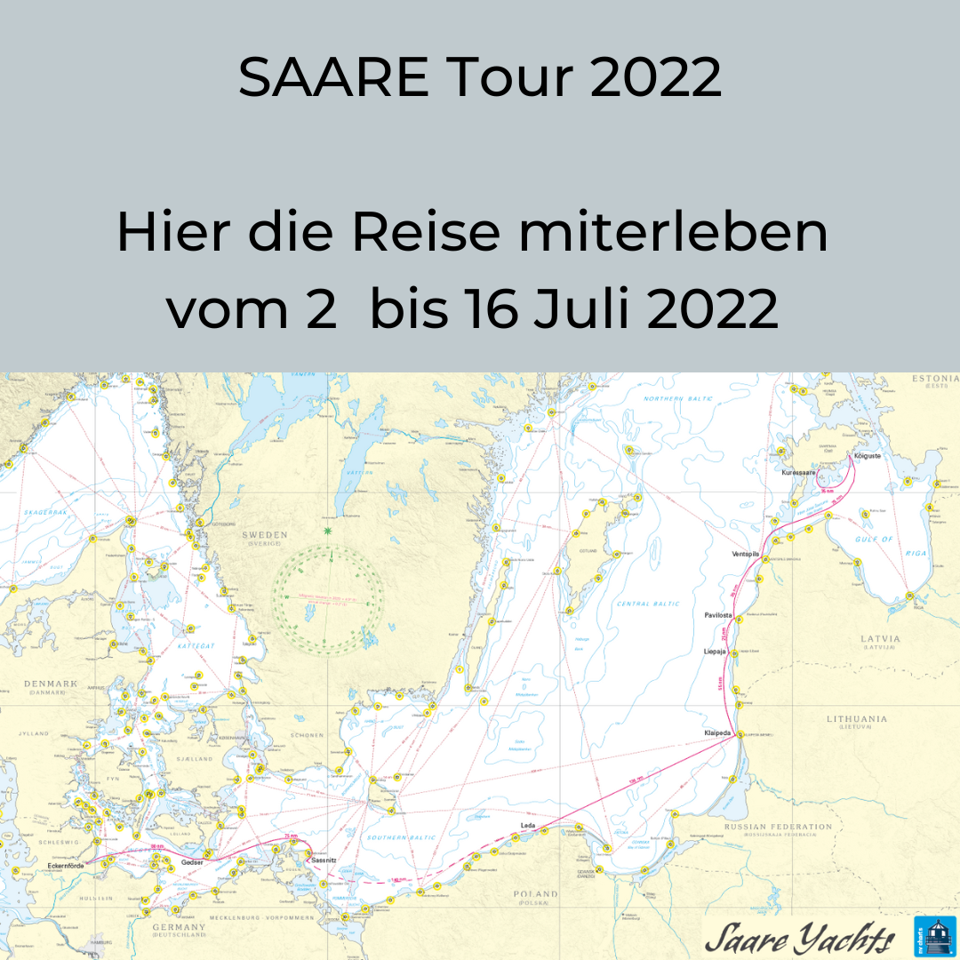 SAARE Tour 2022 Hier die Reise miterleben vom 2 bis 16 Juli 2022